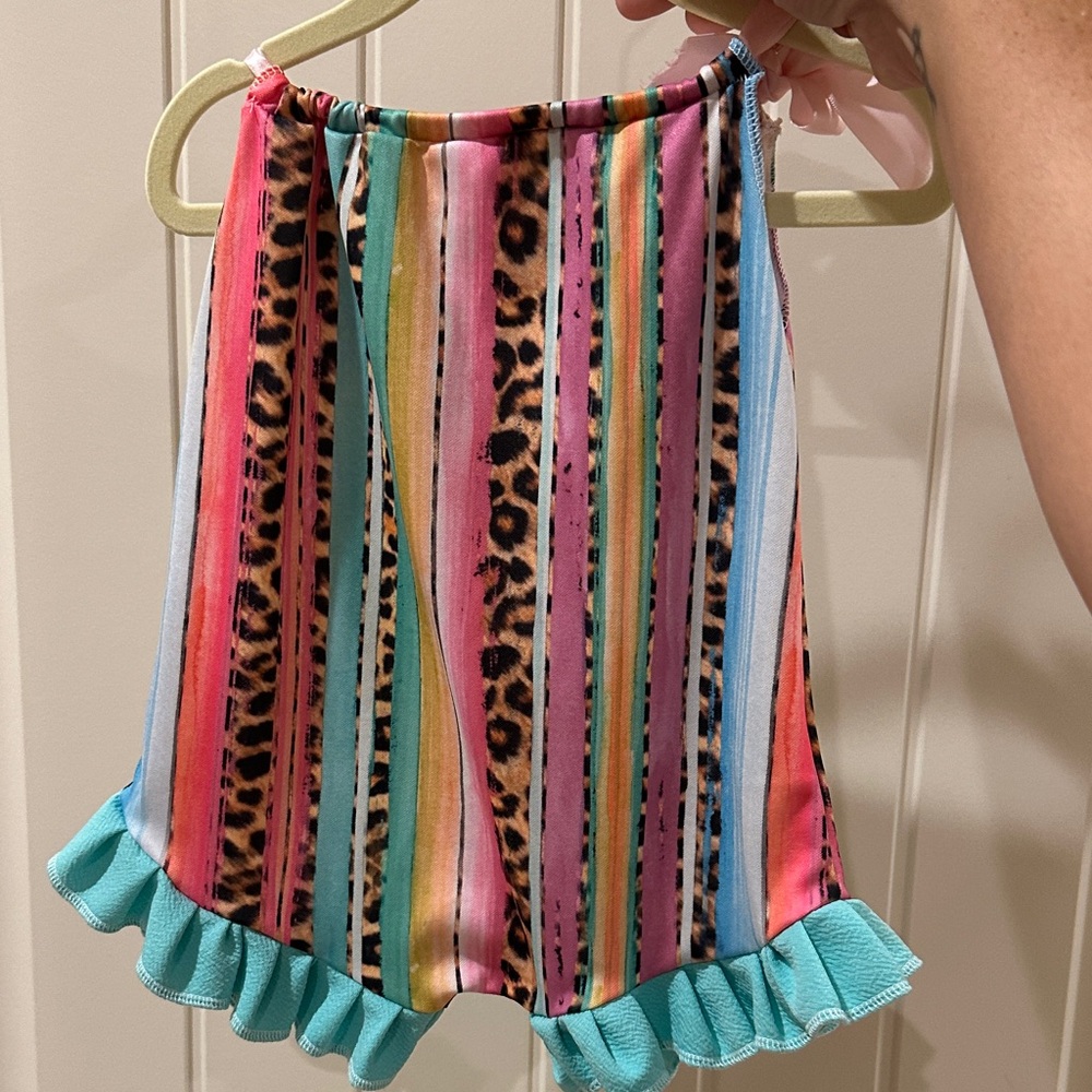 Colorful Striped Kids Romper